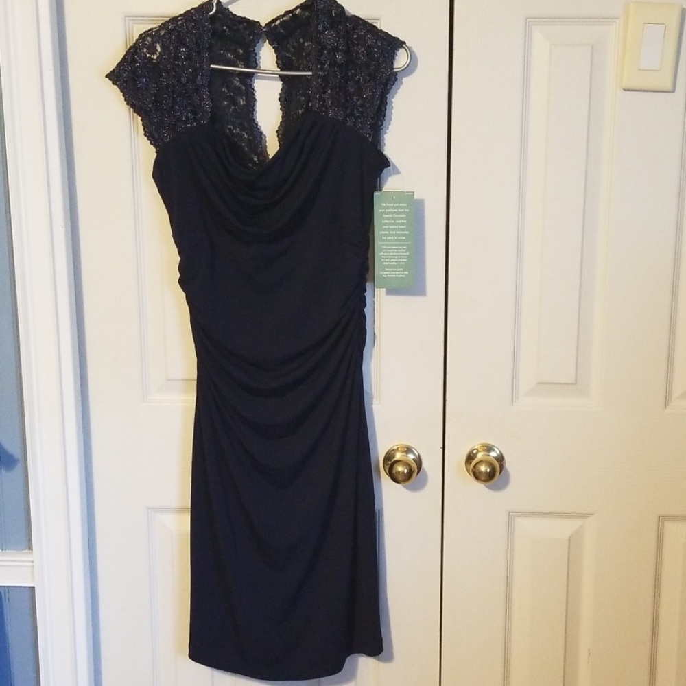 NWT Blu sage formal navy Dress